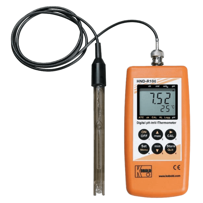 Kobold Handheld pH, Redox, Temperature Measuring, HND-R